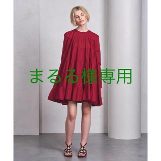 ユナイテッドアローズ(UNITED ARROWS)のMerlette SOLIMAN ワンピース フューシャピンク(ひざ丈ワンピース)