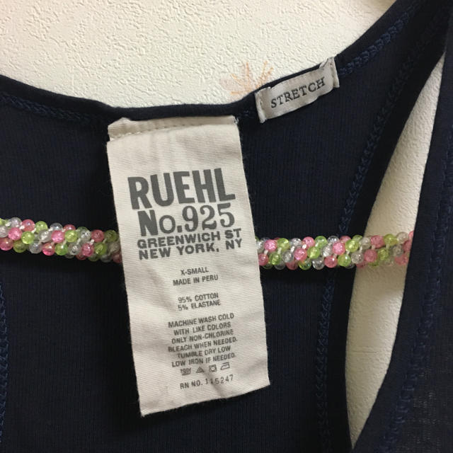 Ruehl No.925(ルールナンバー925)のRUEHL タンクトップ レディースのトップス(タンクトップ)の商品写真