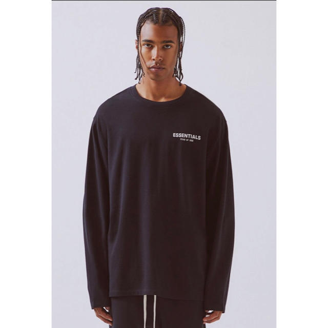 Mサイズ essentials logo long sleeve-