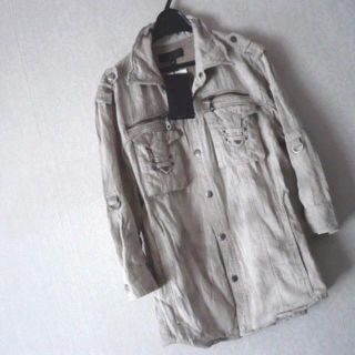 半額以下★送料込★ムラ染めシャツ 　　(シャツ)
