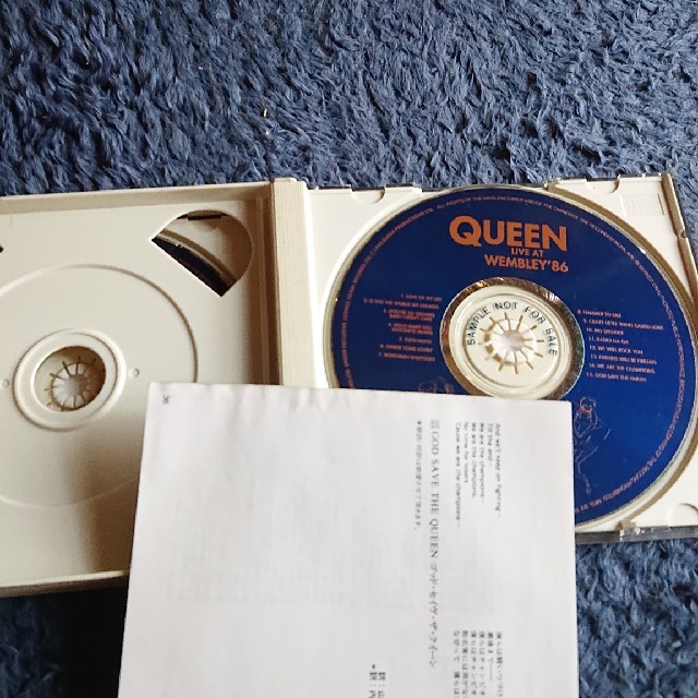 QUEEN LIVE AT WEMBLEY86   見本 エンタメ/ホビーのCD(ポップス/ロック(洋楽))の商品写真