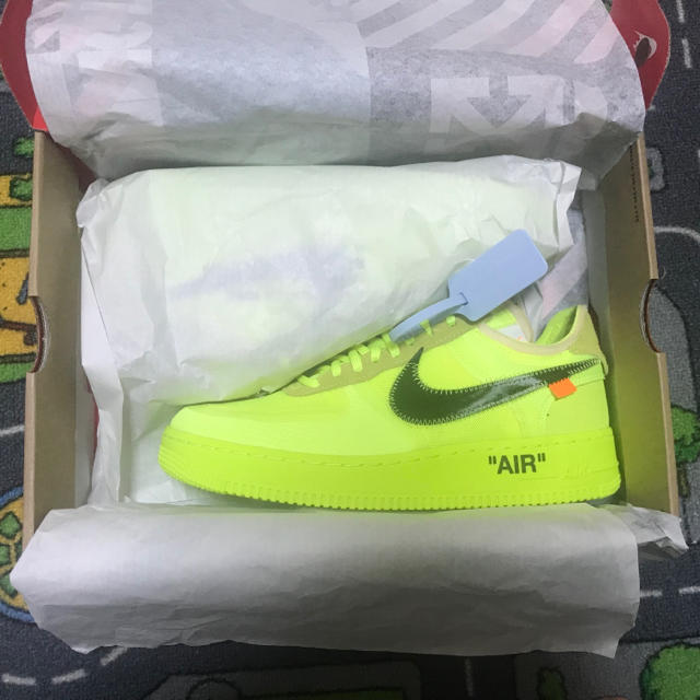 Nike Off White Air Force One Part2 Volt