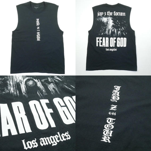 FEAR OF GOD(フィアオブゴッド)の【Lサイズ】Fear of god JAY-Z Sleeveless Tee メンズのトップス(Tシャツ/カットソー(半袖/袖なし))の商品写真