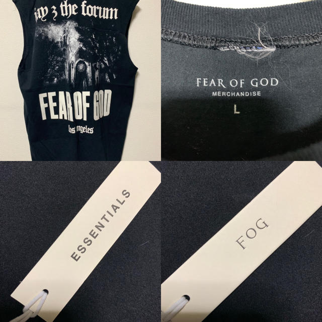 FEAR OF GOD(フィアオブゴッド)の【Lサイズ】Fear of god JAY-Z Sleeveless Tee メンズのトップス(Tシャツ/カットソー(半袖/袖なし))の商品写真