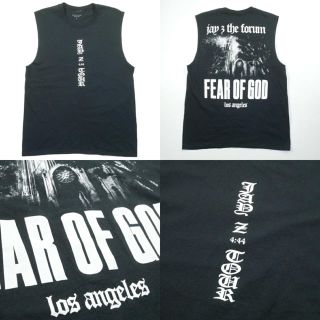 フィアオブゴッド(FEAR OF GOD)の【Lサイズ】Fear of god JAY-Z Sleeveless Tee(Tシャツ/カットソー(半袖/袖なし))