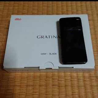 キョウセラ(京セラ)のau GRATINA  BLACK(携帯電話本体)