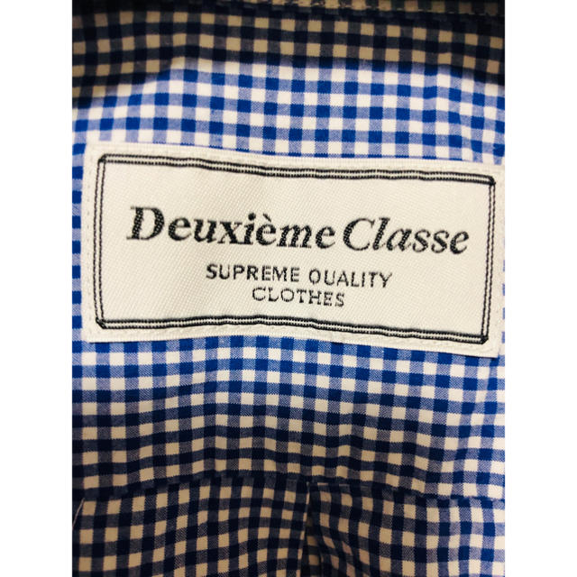 DEUXIEME CLASSE(ドゥーズィエムクラス)のDeuxieme Classe ドゥーズィエムクラス チェック シャツ レディースのトップス(シャツ/ブラウス(長袖/七分))の商品写真