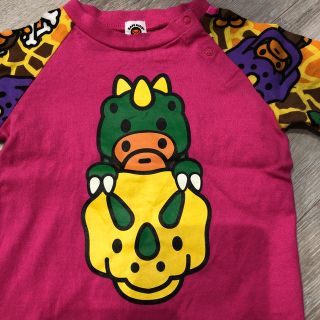 アベイシングエイプ(A BATHING APE)のエイプ☆ロンパース☆美品(ロンパース)