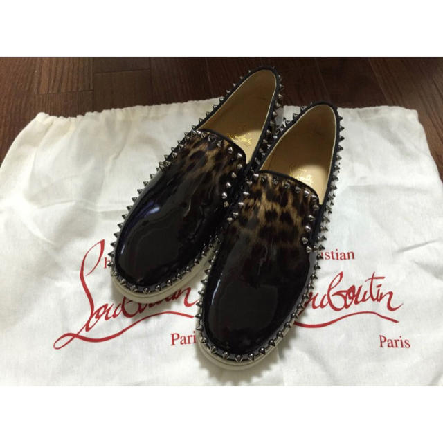 Christian Louboutin(クリスチャンルブタン)の★クリスチャン・ルブタン Pik Boat Flat スニーカー サイズ39☆ レディースの靴/シューズ(スニーカー)の商品写真