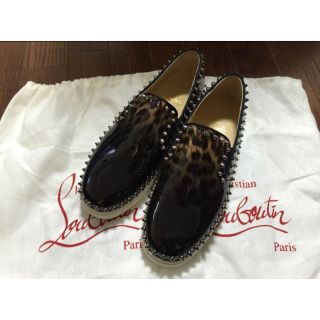 クリスチャンルブタン(Christian Louboutin)の★クリスチャン・ルブタン Pik Boat Flat スニーカー サイズ39☆(スニーカー)