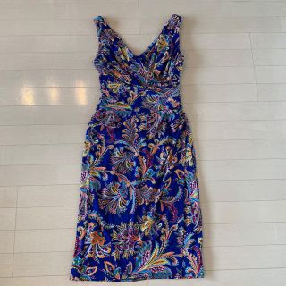 ラルフローレン(Ralph Lauren)のLAUREN dress ストレッチワンピ(ひざ丈ワンピース)