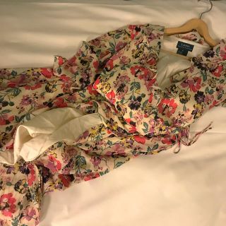 ラルフローレン(Ralph Lauren)のRalph Lauren silk onepiece.(ひざ丈ワンピース)