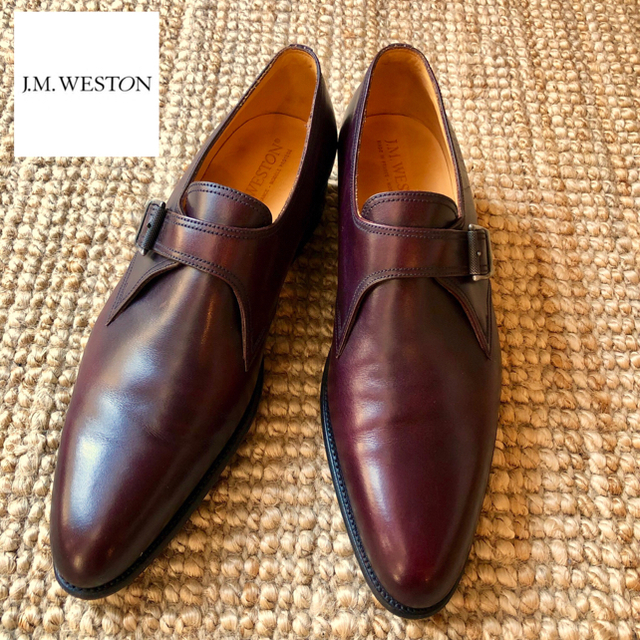 J.M. WESTON(ジェーエムウエストン)の定価14.5万 ジェイエムウェストン シングルモンク 革靴 ビジネスシューズ メンズの靴/シューズ(ドレス/ビジネス)の商品写真