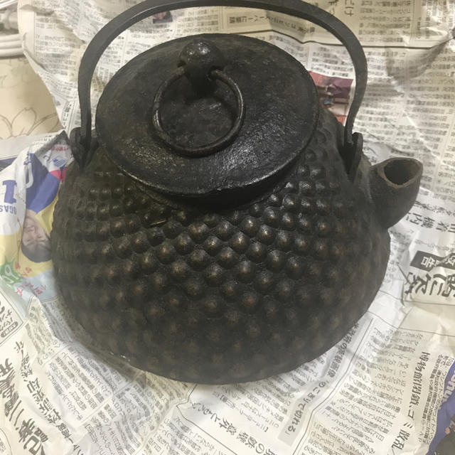 铁器  古美术品 古玩 唐物 煎茶道具 急須 古作 時代物 極上品