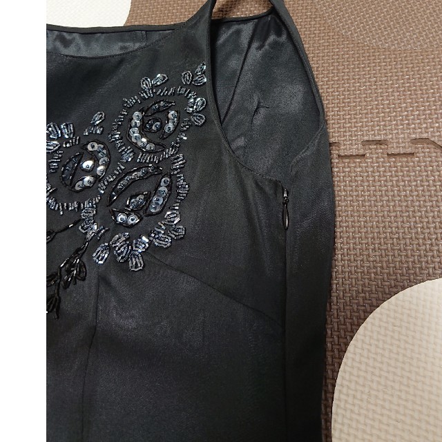 MK MICHEL KLEIN(エムケーミッシェルクラン)の【ＭＫ】お値下げしました！黒 ワンピース レディースのフォーマル/ドレス(ミディアムドレス)の商品写真