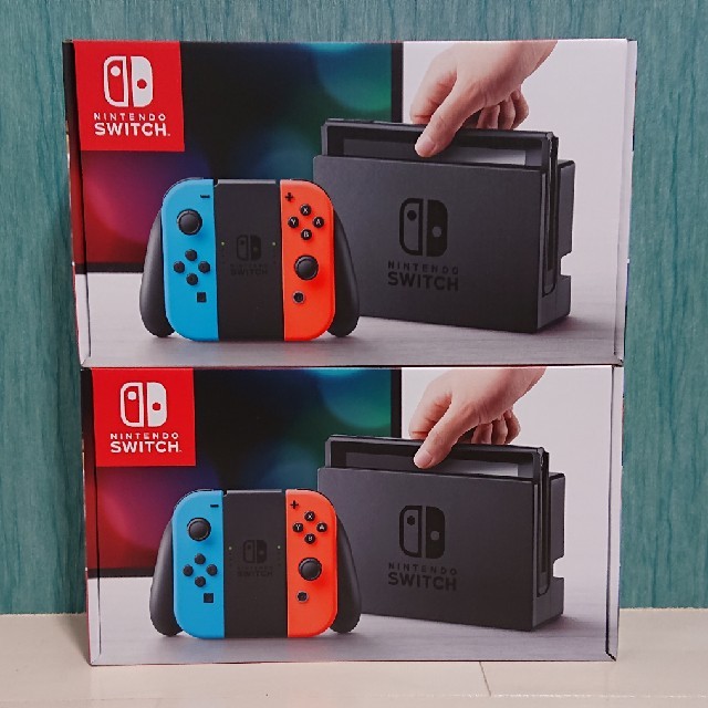 任天堂 スイッチ 新品 ネオンカラー 2台