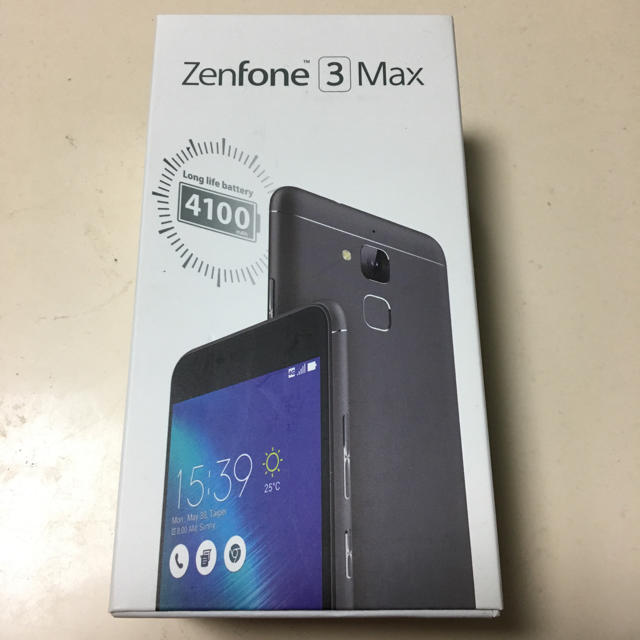 ASUS(エイスース)の新品未開封！Zenfone3Max Simフリー スマホ/家電/カメラのスマートフォン/携帯電話(スマートフォン本体)の商品写真