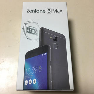 エイスース(ASUS)の新品未開封！Zenfone3Max Simフリー(スマートフォン本体)