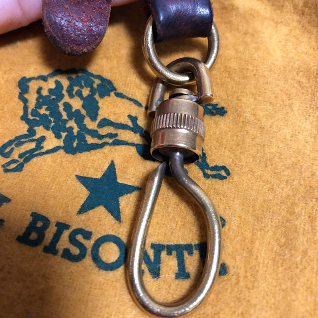IL BISONTE(イルビゾンテ)のイルビゾンテ キーホルダー保存袋付き レディースのファッション小物(キーホルダー)の商品写真
