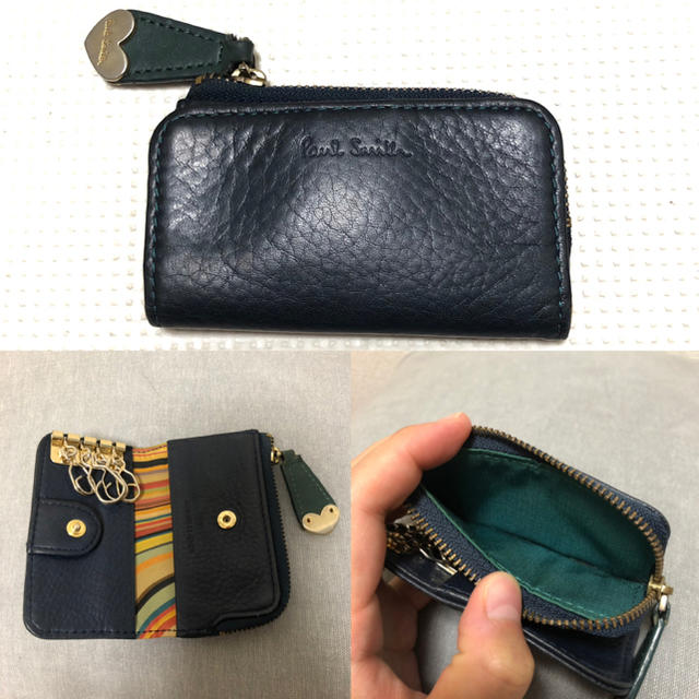 Paul Smith(ポールスミス)の<中古品>ポールスミス キーケース ネイビー レディースのファッション小物(キーケース)の商品写真