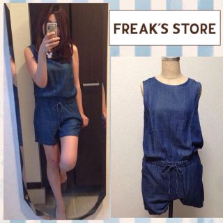 フリークスストア(FREAK'S STORE)のフリークスストア♡デニムオールインワン♡(オールインワン)