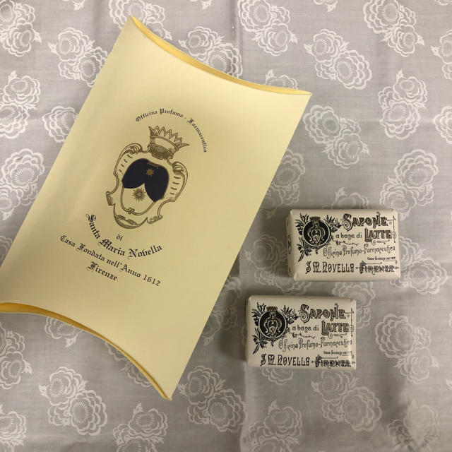 Santa Maria Novella(サンタマリアノヴェッラ)のサンタ・マリア・ノヴェッラ 石鹸  ソープ 2個セット コスメ/美容のボディケア(ボディソープ/石鹸)の商品写真