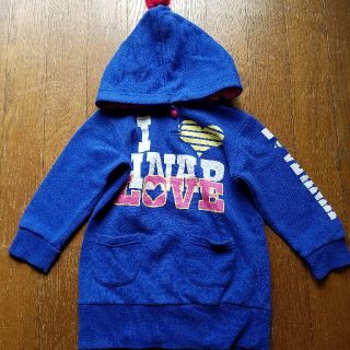 アナップキッズ(ANAP Kids)のANAPのパーカーワンピース100cm(ワンピース)