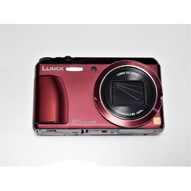 Panasonic(パナソニック)のLUMIX DMC-TZ55（レッド） スマホ/家電/カメラのカメラ(コンパクトデジタルカメラ)の商品写真