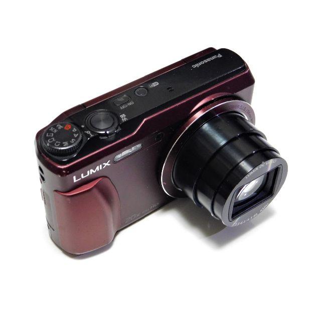 Panasonic(パナソニック)のLUMIX DMC-TZ55（レッド） スマホ/家電/カメラのカメラ(コンパクトデジタルカメラ)の商品写真