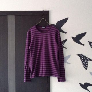 マリメッコ(marimekko)の古着 marimekkoボーダーTee(Tシャツ(長袖/七分))