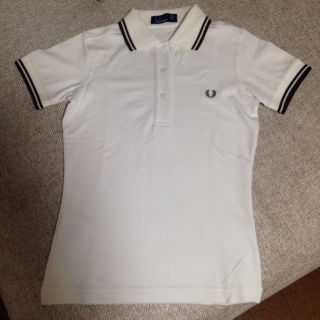 フレッドペリー(FRED PERRY)のFRED PERRY ポロシャツ 白 S(ポロシャツ)