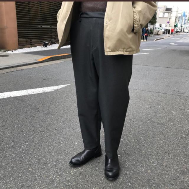 SUNSEA 18AW POLYYS WOOL PANTS パンツ