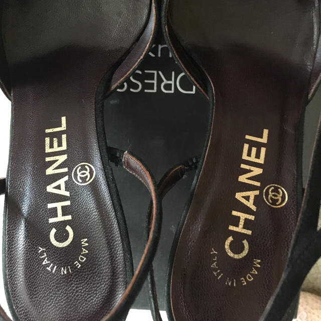 CHANEL(シャネル)のCHANELバックバンドサンダル！美品です！(^^) レディースの靴/シューズ(サンダル)の商品写真