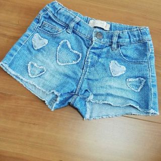 ザラキッズ(ZARA KIDS)のZARA　ショートパンツ　ハート(パンツ/スパッツ)