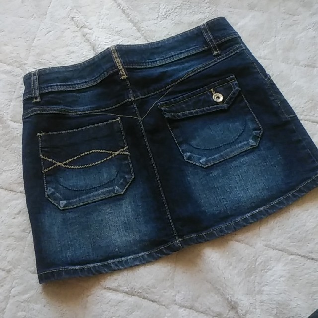 未使用　デニム　ミニスカート　ノーブランド レディースのスカート(ミニスカート)の商品写真