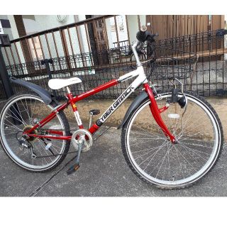 アサヒ(アサヒ)の自転車 子供用(26インチ6段変速) マウンテンバイク 中古(自転車本体)