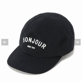 アパルトモンドゥーズィエムクラス(L'Appartement DEUXIEME CLASSE)の新品●AMERICANA Bonjour CAP●(キャップ)