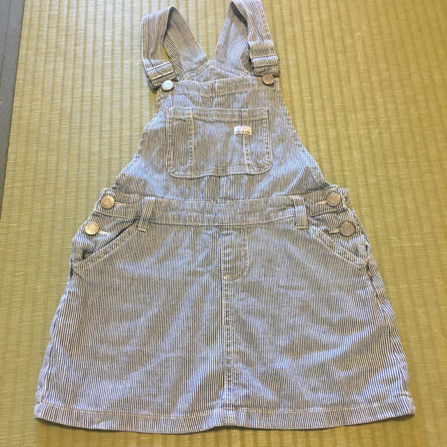 Right-on(ライトオン)のジャンバースカート キッズ/ベビー/マタニティのキッズ服女の子用(90cm~)(スカート)の商品写真