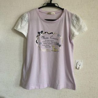 ポンポネット(pom ponette)のpom ponette junior 半袖 カットソー 160 パープル系 (Tシャツ/カットソー)