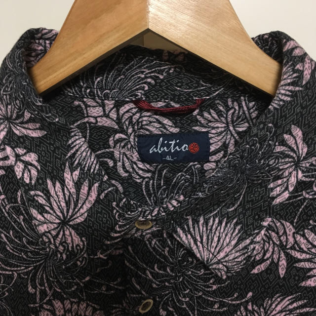 alitio 花柄 和柄 ビッグシルエット アロハシャツ 4L メンズのトップス(シャツ)の商品写真