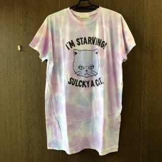 キャンディーストリッパー(Candy Stripper)のおひるね猫♡様専用 ムラ染めTシャツワンピとおばけロンTセット(Tシャツ(半袖/袖なし))