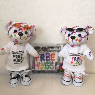 キスマイフットツー(Kis-My-Ft2)の☆キスマイ☆FREEHUGS!☆Tシャツ☆ハンドメイド☆(ぬいぐるみ)