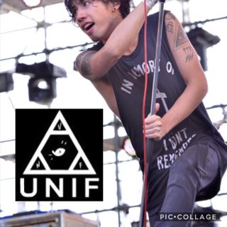 ユニフ(UNIF)の【美品】ONE OK ROCK TAKA着用 UNIF Tシャツ(Tシャツ/カットソー(半袖/袖なし))