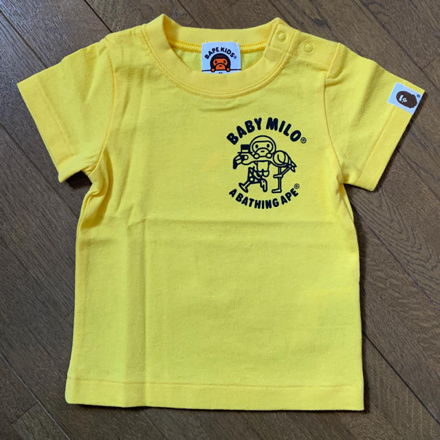 A BATHING APE(アベイシングエイプ)のbape  kids   Ｔシャツ【新品未使用】 キッズ/ベビー/マタニティのベビー服(~85cm)(Ｔシャツ)の商品写真