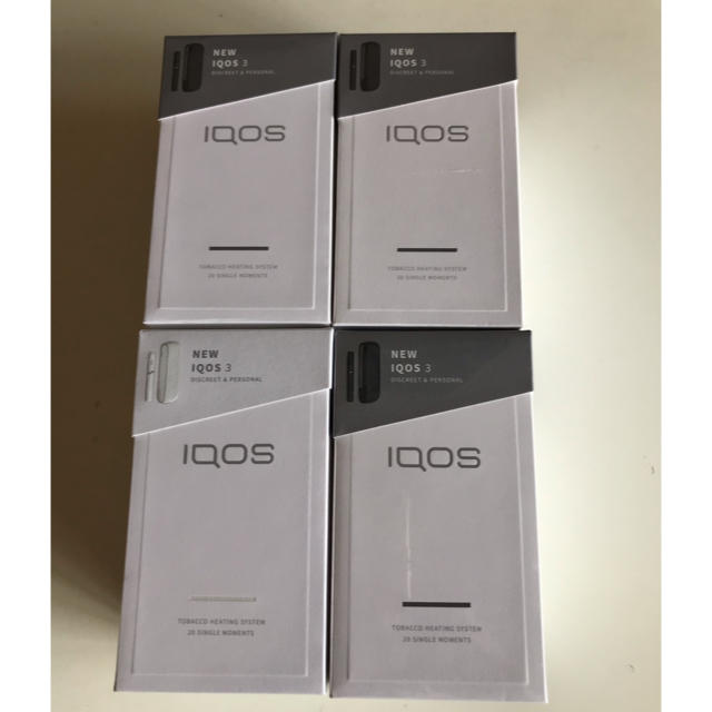 IQOS3 本体 アイコス グレー3 白1 4個セットタバコグッズ - www