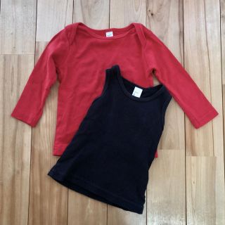 アメリカンアパレル(American Apparel)のAmerican Apparel★baby ロンT リブタンクトップ(シャツ/カットソー)