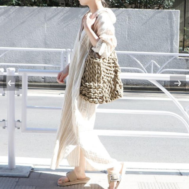 Plage(プラージュ)のPlage Linen シャツワンピース◆  ベージュ34 レディースのワンピース(ロングワンピース/マキシワンピース)の商品写真