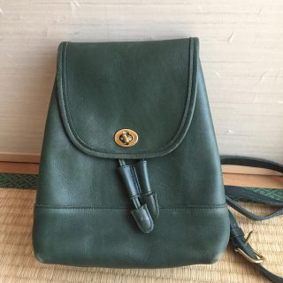 コーチ(COACH)のオールドコーチ リュック グリーン バッグ(リュック/バックパック)