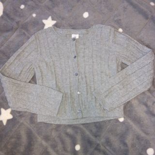 ベビーギャップ(babyGAP)の【GAP】カーディガン　グレー【110センチ】(カーディガン)