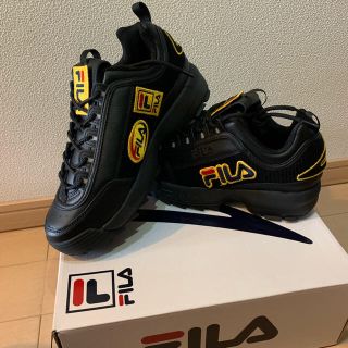 フィラ(FILA)の【EMODA×FILA】ディスラプター2パッチ ブラック(スニーカー)